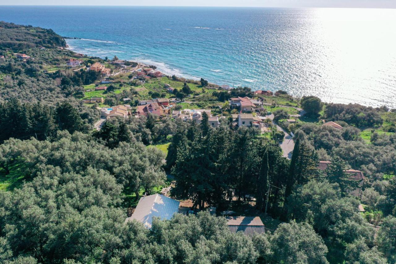 Amaryllis Seaview House By Guestcorfu Apartment Paramonas  Bagian luar foto