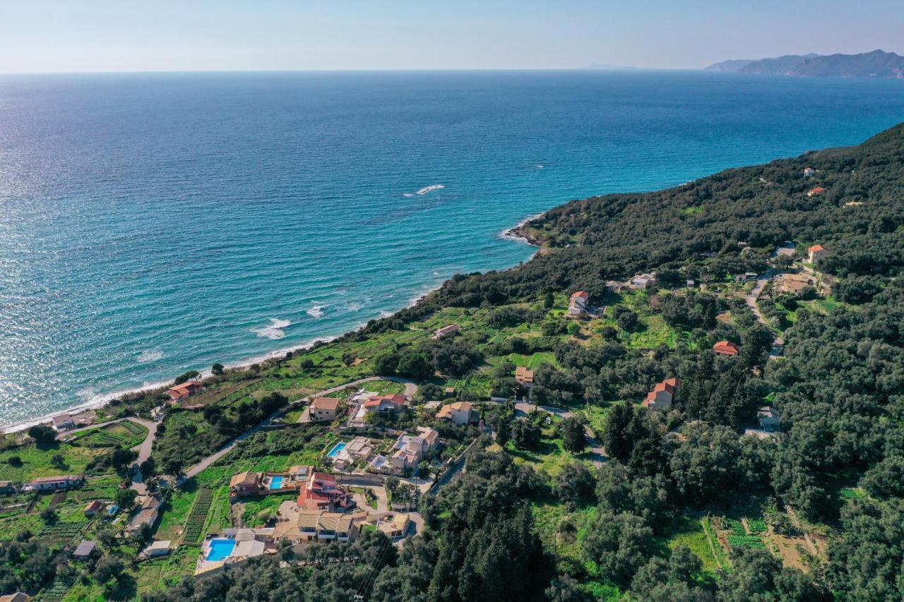 Amaryllis Seaview House By Guestcorfu Apartment Paramonas  Bagian luar foto