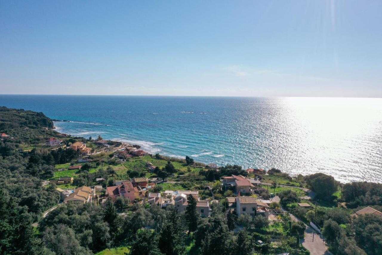 Amaryllis Seaview House By Guestcorfu Apartment Paramonas  Bagian luar foto